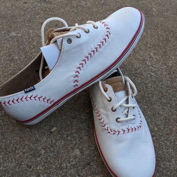 Keds Shoes Womens Baseball Keds Sneakers Leather 1w New Poshmark